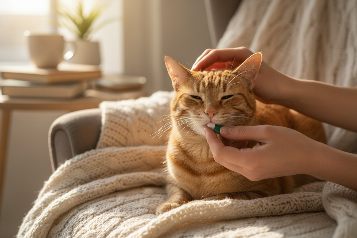 How to administer FIP tablets to cats without stress — FIP Cure Plus guide